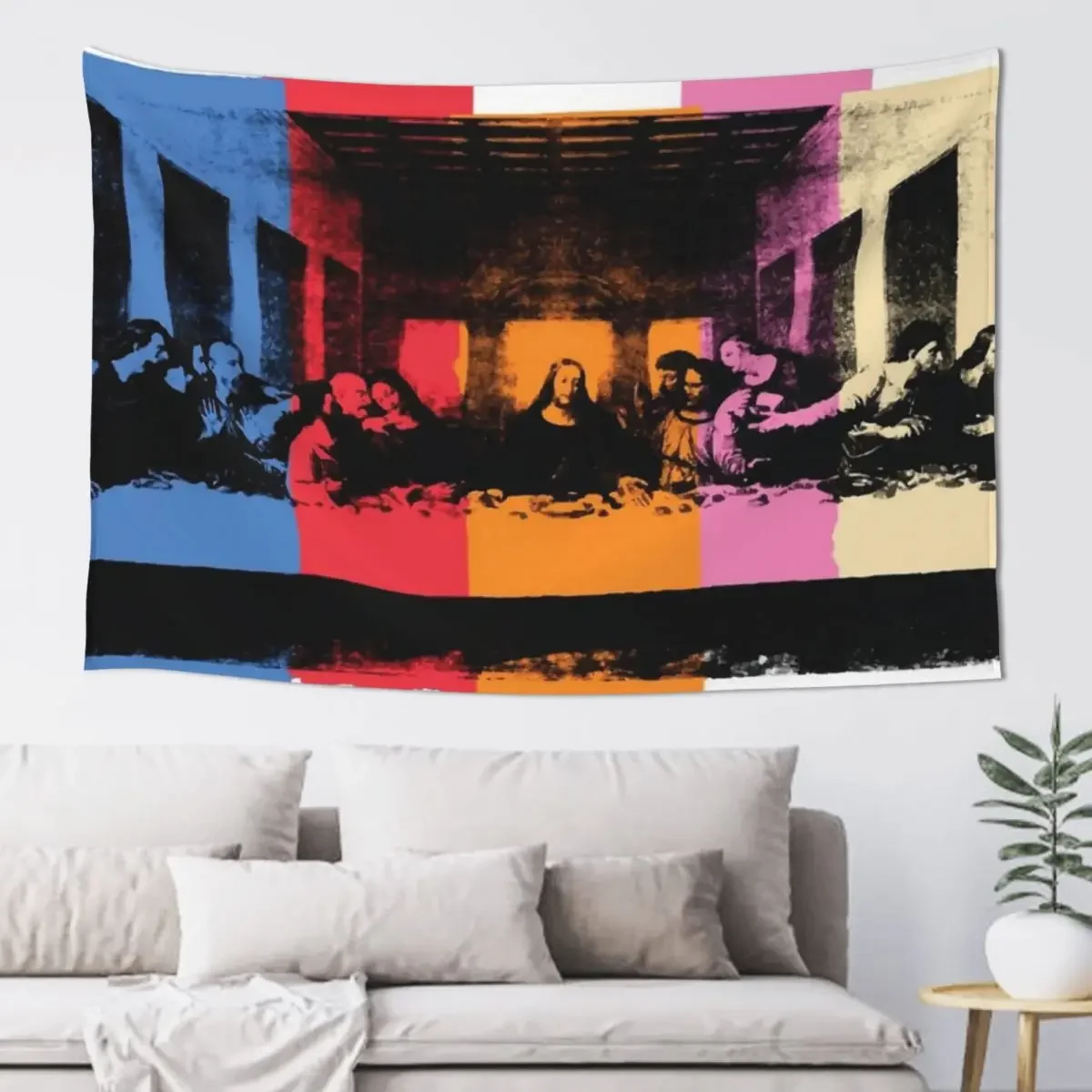 

Andy Warhol | Detail of the Last Supper Tapestry Wall Art Room Decoration Korean Style Tapestry