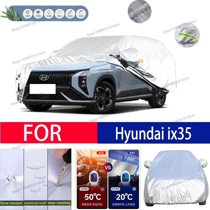 

For Hyundai ix35 Car clothing sun protection snow prevention antifreeze car protective cover auto cover