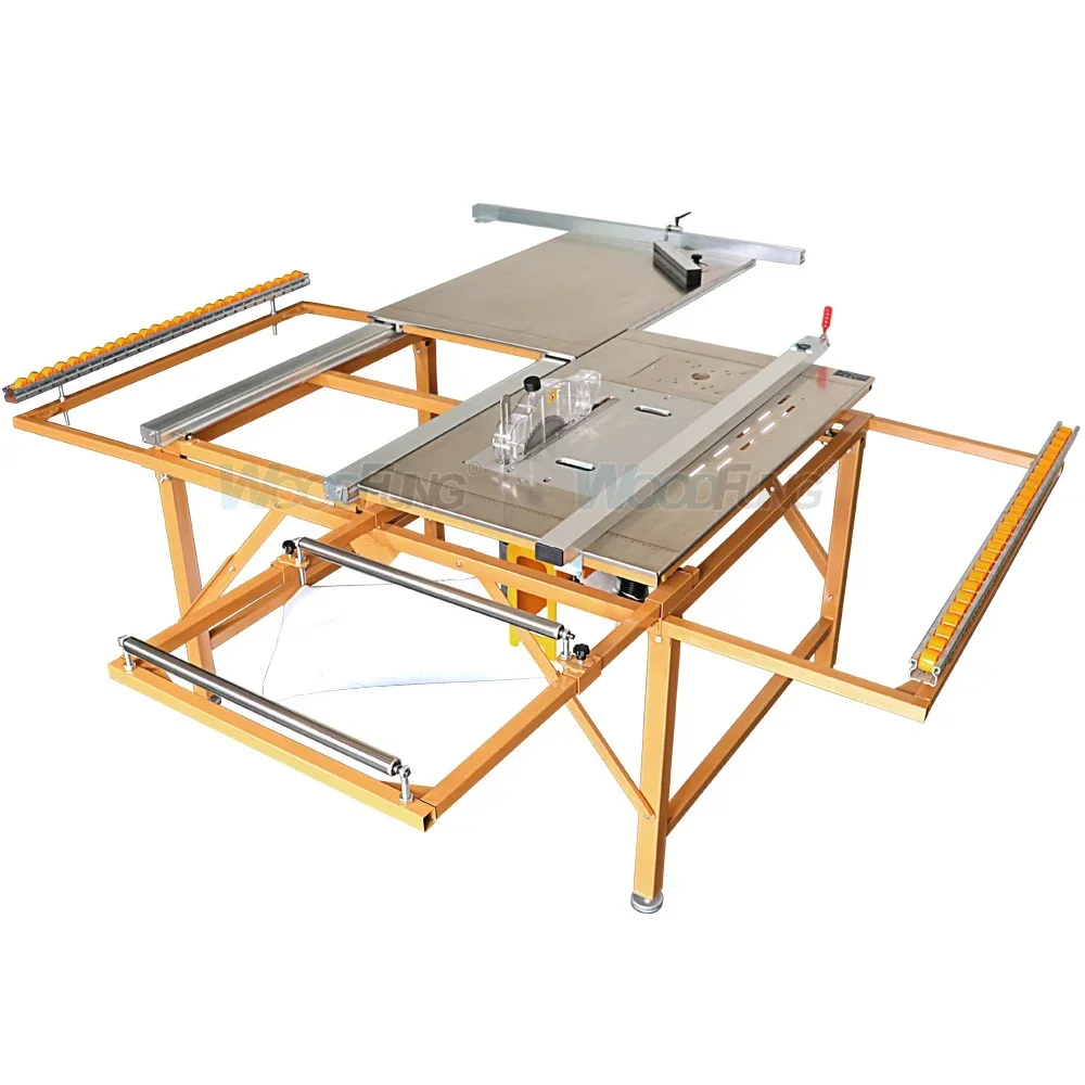 Mini hobby automatic kdt mechanical sliding wooden foot table saw