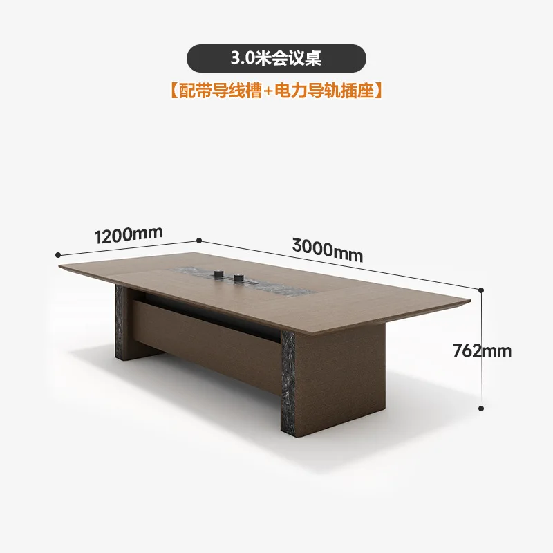 Modern large conference tables and chairs light luxury long tables strip tables business office furniture room