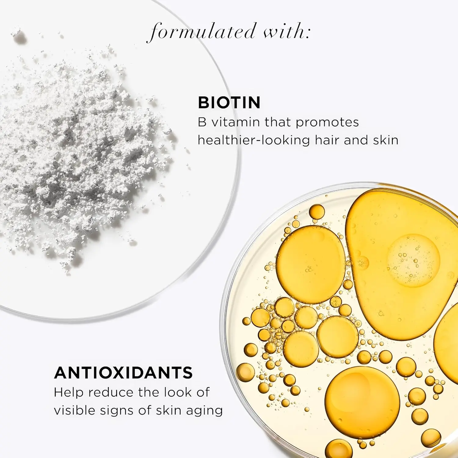 Universal Eyebrow Pencil with Long-Lasting, Budge-Proof Formula and Biotin for Natural-Looking Brows, Includes Spoolie Brush