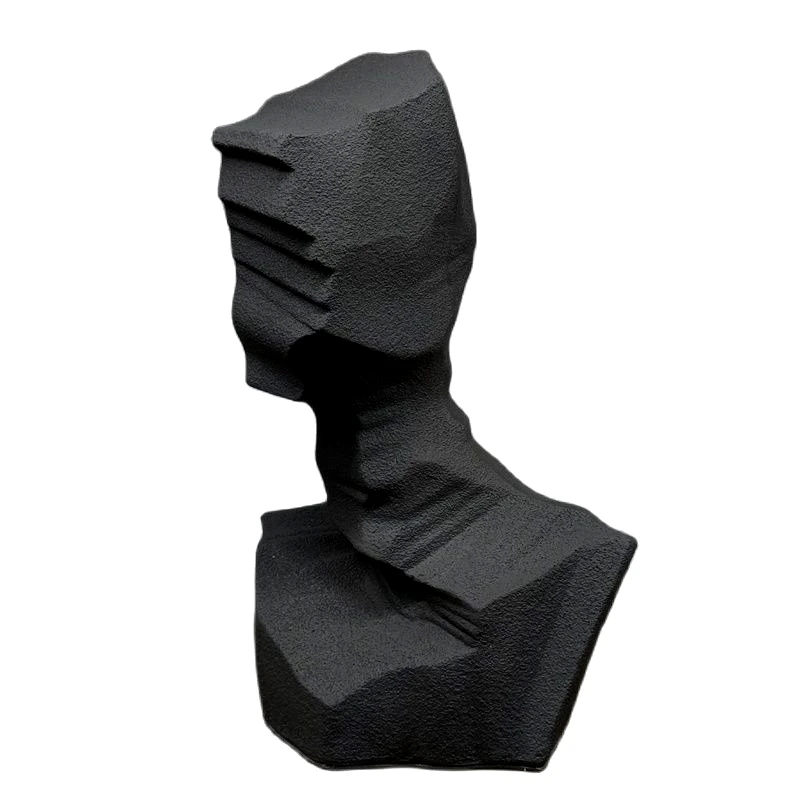 Abstract Figure Bust Sculpture Modern Designer Effect Portrait Statue Interior Ornament Resin Handcraft Art Home Decor Atelier