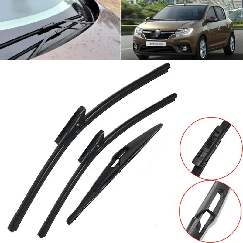 

Щетки стеклоочистителя переднего и заднего лобового стекла для Dacia Renault Sandero 2015 2016 2017 2018 2019