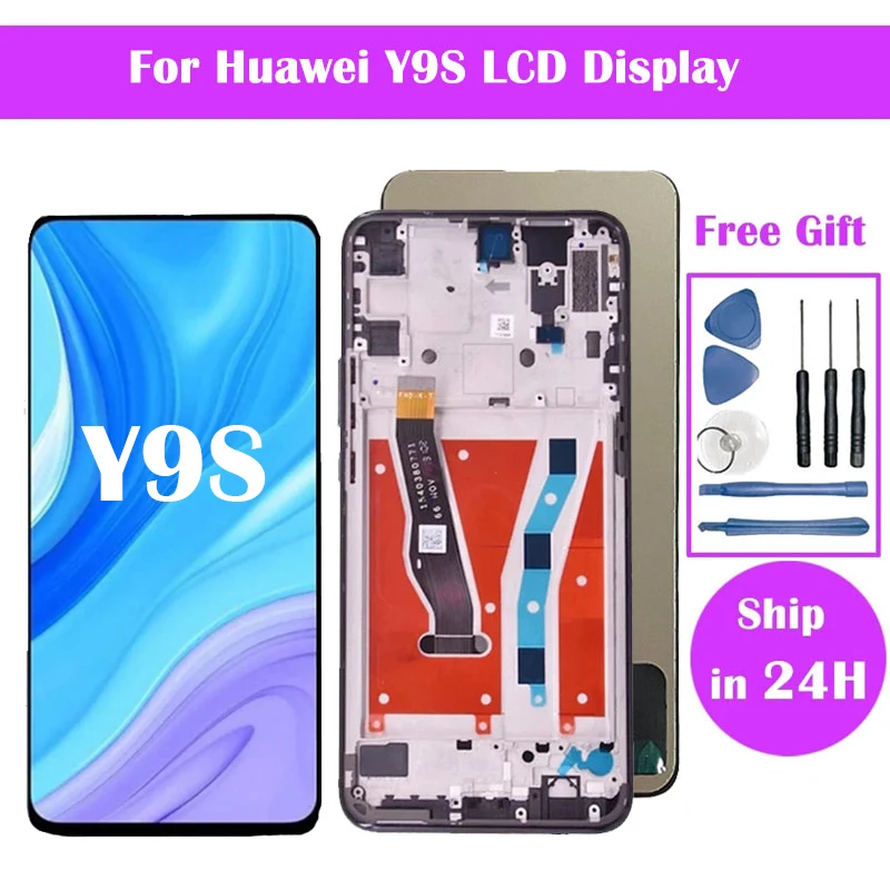 6.59\'\' For Huawei Y9S LCD Display with Touch Screen Assembly Replacement Parts For Huawei Y9 s STK-L21 STK-LX3 LCD