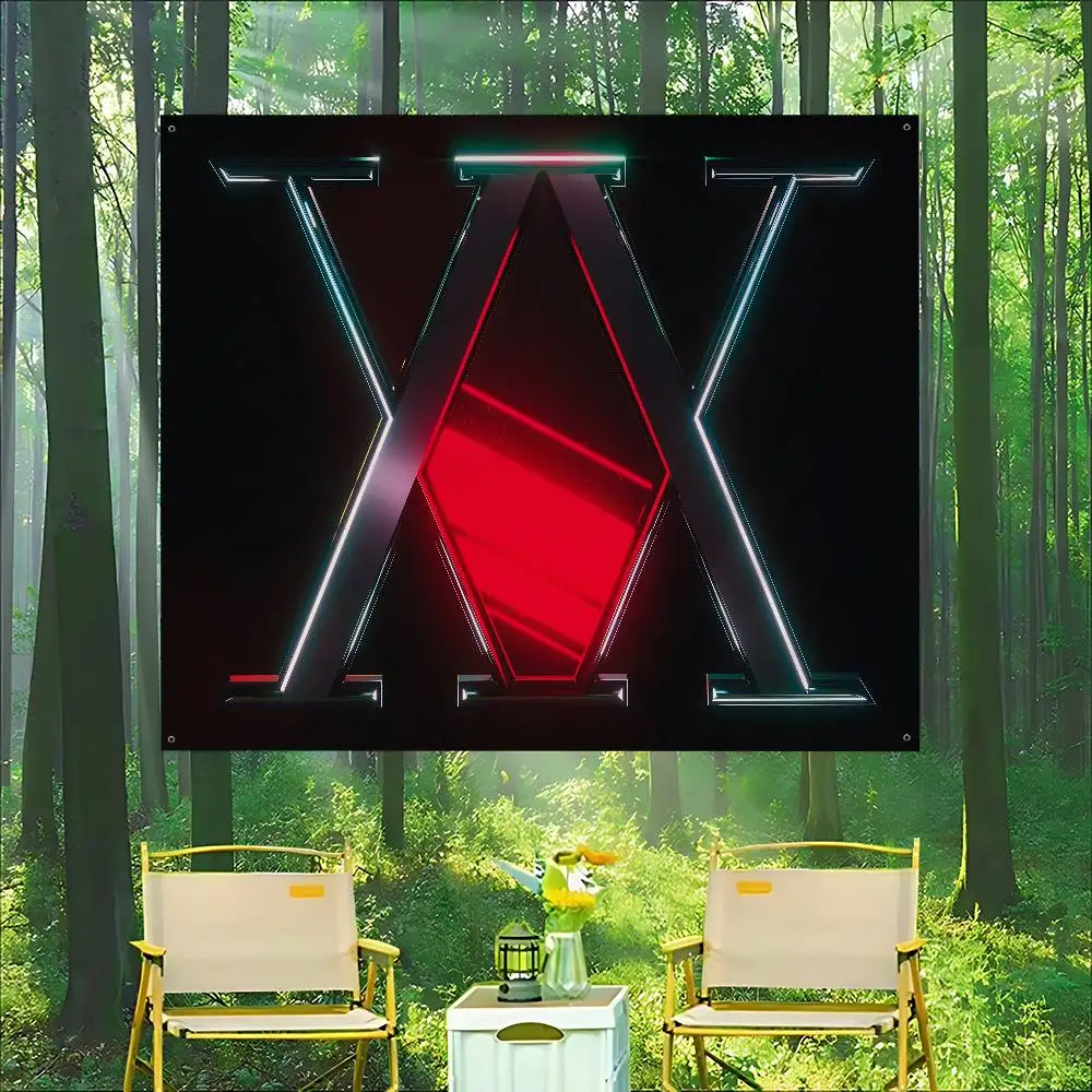Hunter X Hunter Popular Anime Chart Flag For Living Room Home Dorm Decor Art Home Decor Banner