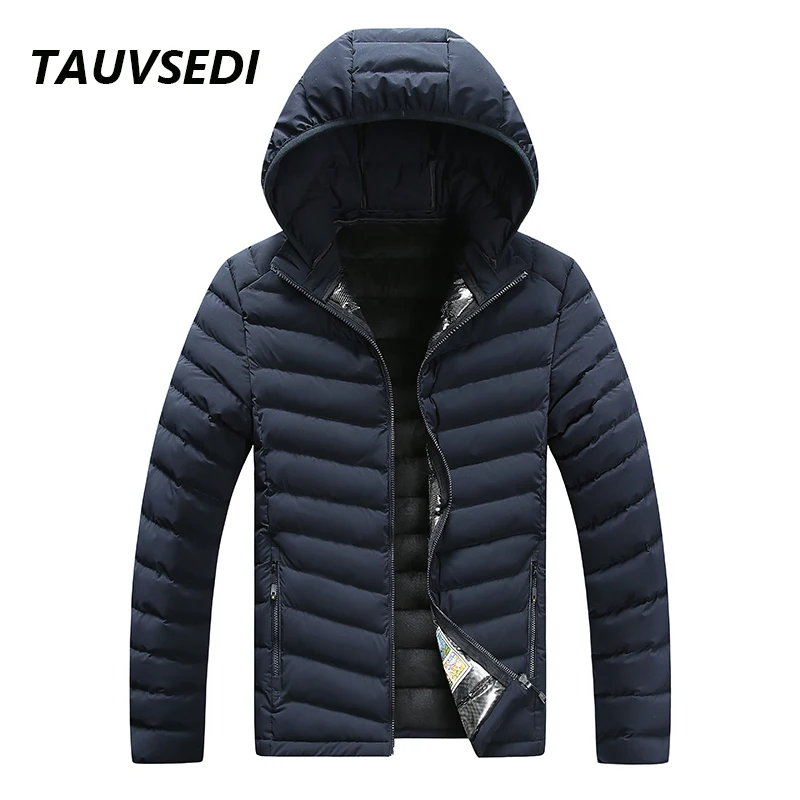 New Autumn Winter Men Warm Thick Waterproof Parkas Jacket Coat Mens Brand Windproof Outwear Detachable Hat Outfits Parkas Male