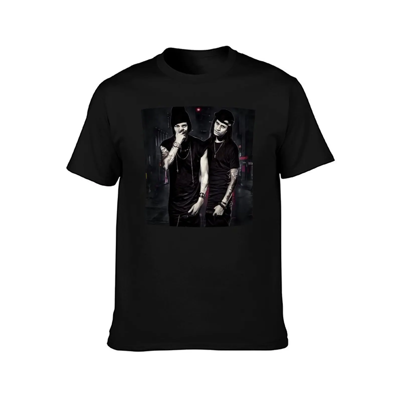 Twins Larry and Laurent T-Shirt Big and Tall Casual T-Shirt