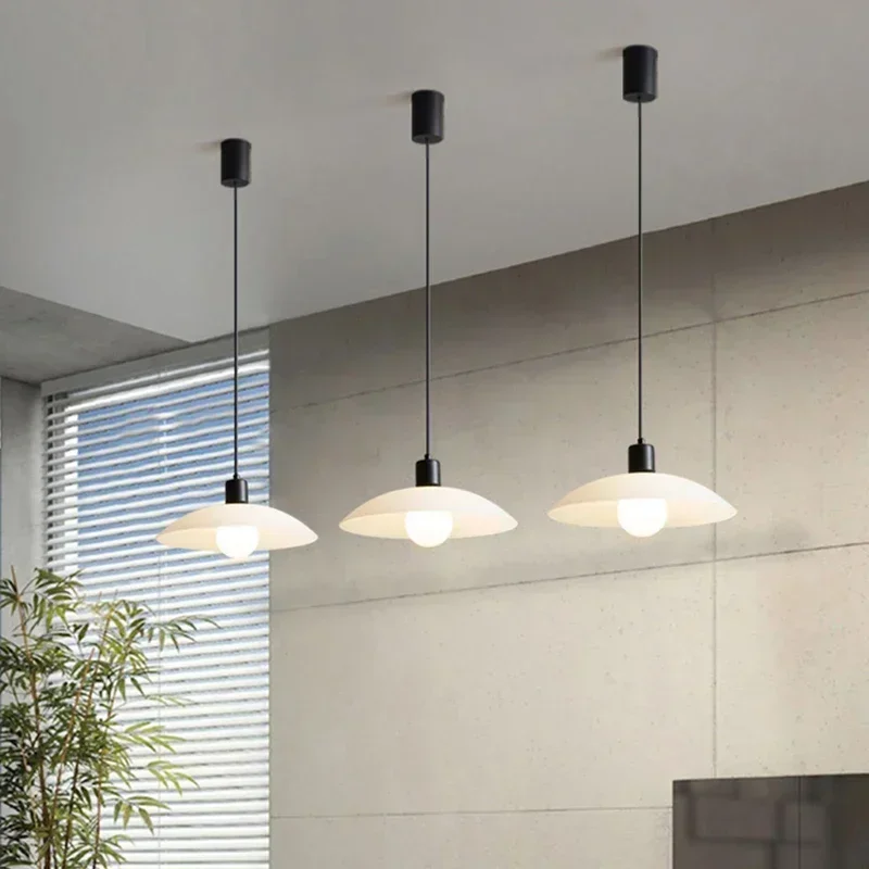 

Minimalist Glass Pendant Lamp LED Hanging Lights for Living Study Room Bedroom Suspension Lighting Home Decor Home Appliance