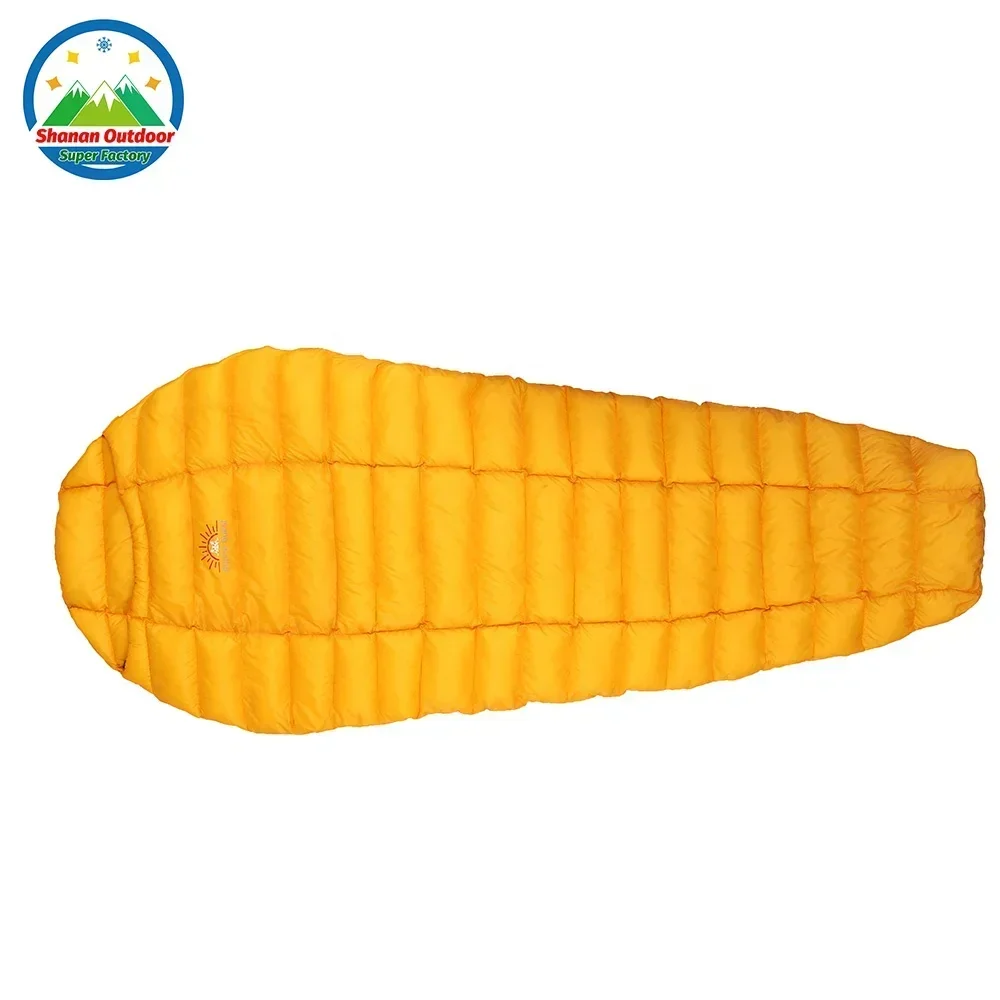 Goose Down Sleeping Bag Outdoor Alpine Guest Ultralight 95% 800fill Traveler Camping Sleeping Bag Mummy Shape Nylon Sleeping Bag