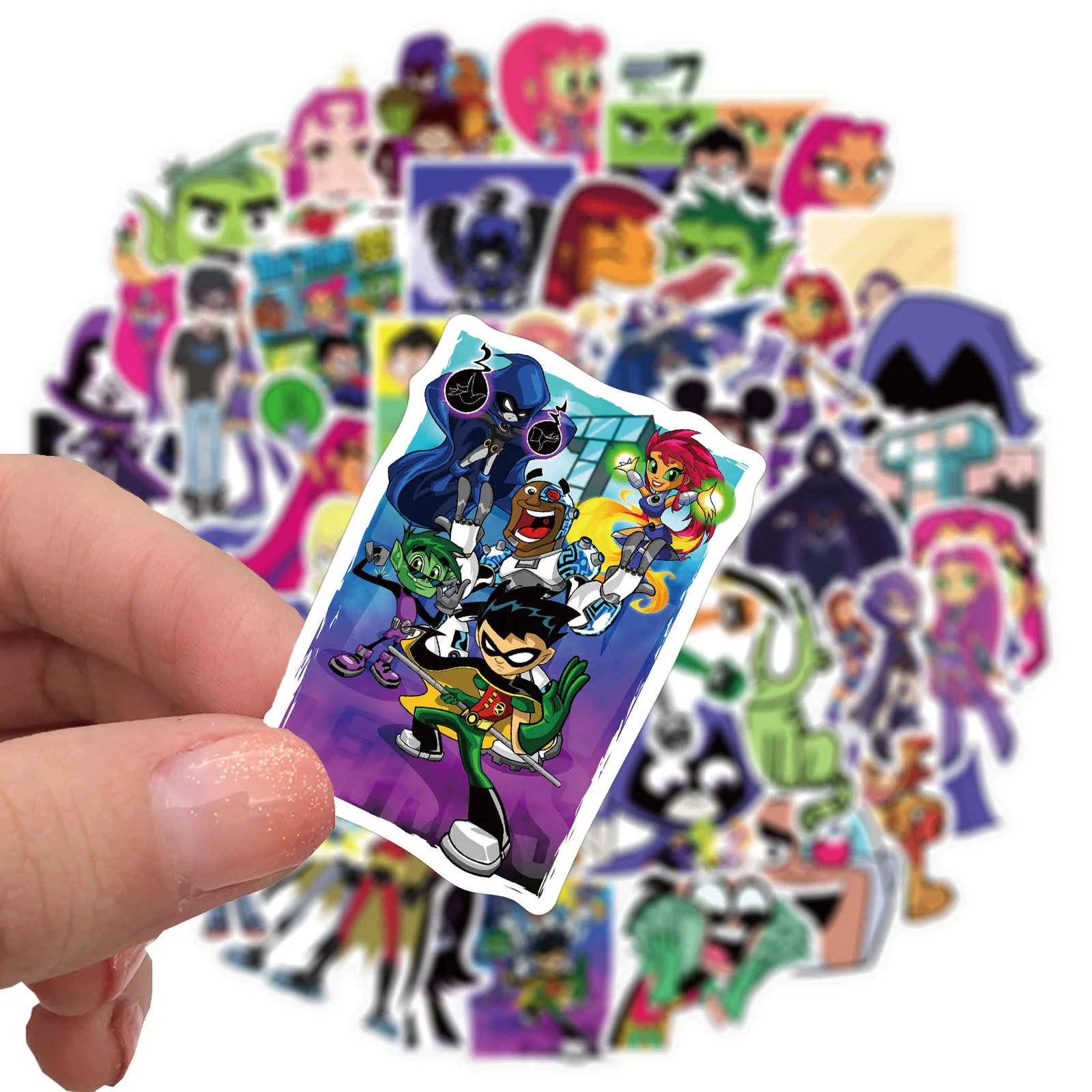 50Pcs Teen Titans Graffiti Sti - огляд і ціна Phone Accessories For Teens