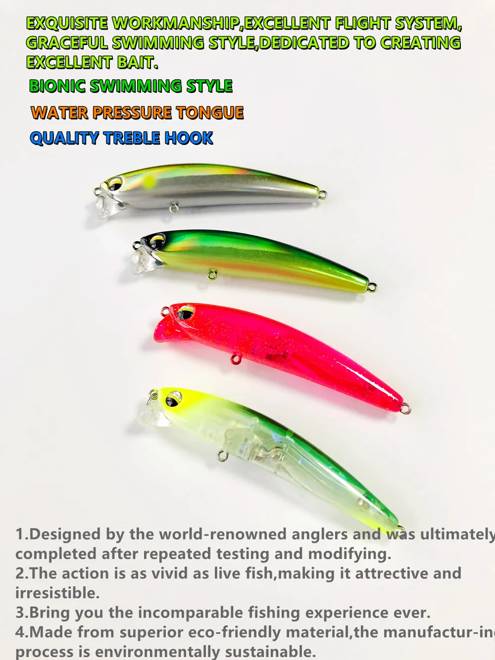 GREENSPIDER 90mm 12g Wolfram Gewicht System Top Angeln Lockt Minnow Kurbel Wobbler Qualität Angelgerät Haken Für Angeln – Detail 2