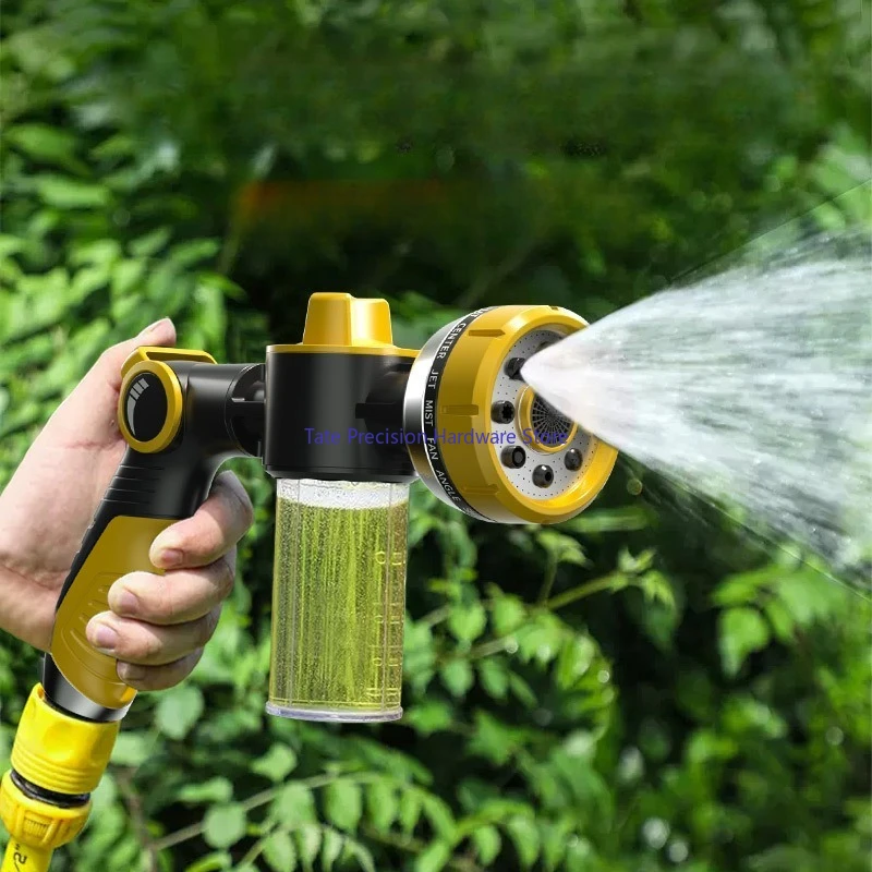 High Pressure Water Gun 10M Hose Sprayer Foam Sprinkler Garden Watering Equipment Washing Machine Car Washer Spray Nozzle