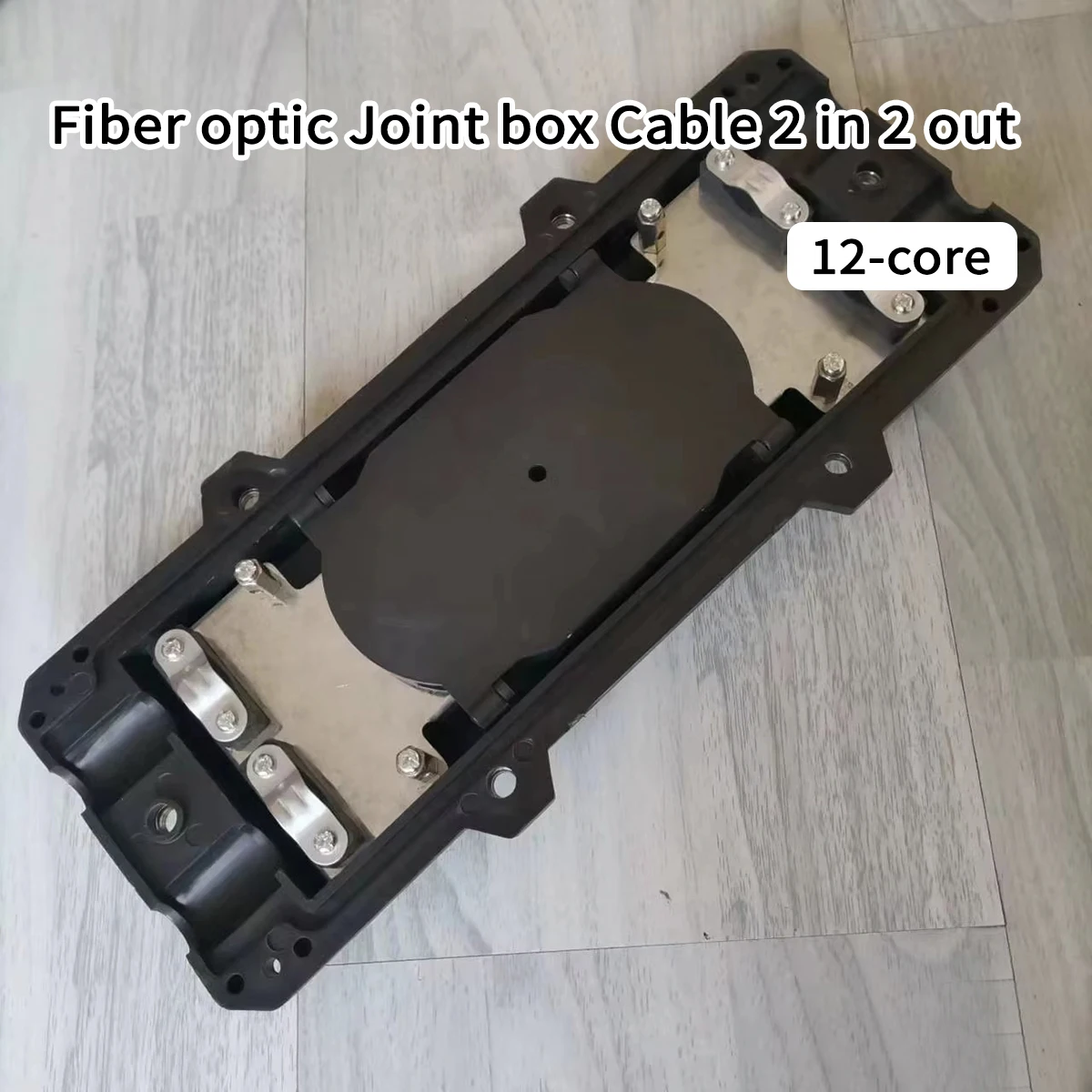 

12-жильный небольшой D тип 2 в 2, распределительная коробка для оптического кабеля, водонепроницаемая распределительная коробка для наружного оптоволокна