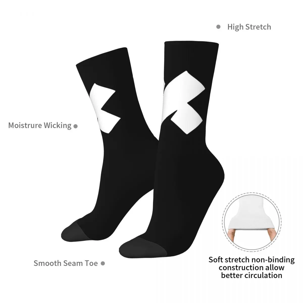 جوارب سام وكولبي جوارب هاراجوكو فائقة النعومة لجميع المواسم جوارب طويلة إكسسوارات هدية عيد ميلاد الرجل والمرأة