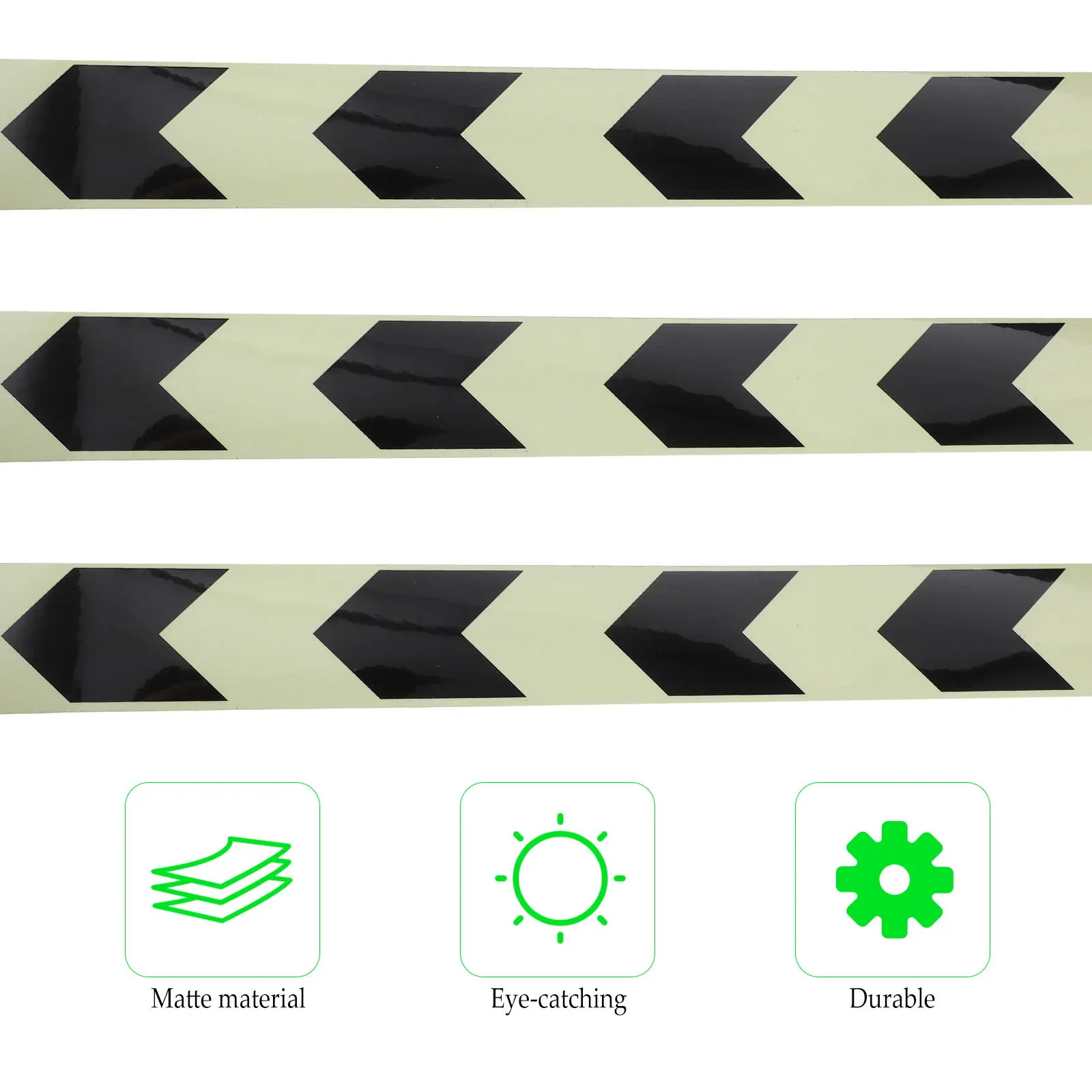 

1 Roll Glow In The Dark Tape Luminous Pvc Sticker For Indoor Outdoor Safety Guidance Stairs Passages Warehouses Hotels Factories