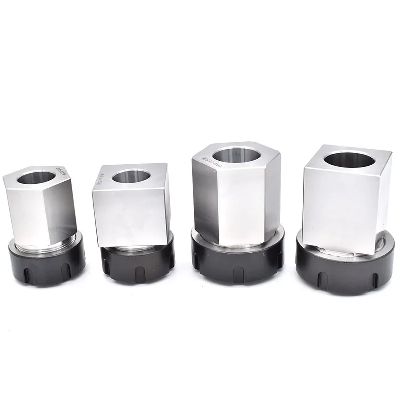 High Accuracy Square Chuck Block ER25 ER32 ER40 Collet block set Hex ER Chuck Seat For CNC Lathe Engraving Machine CNC Tools