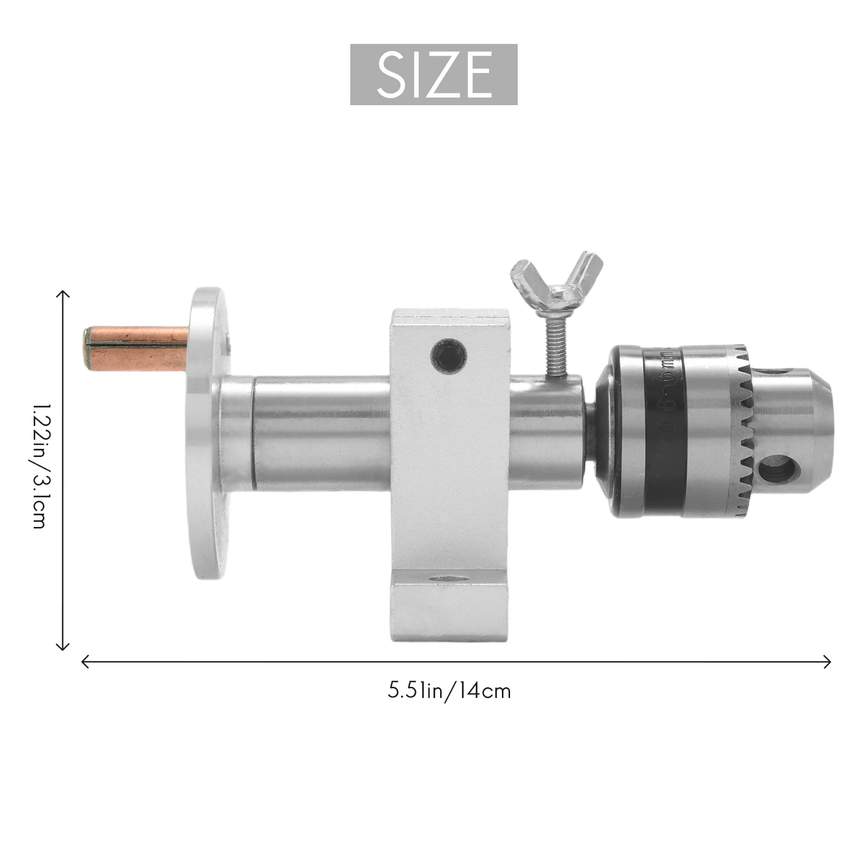A74E-Live Lathe Center Head With Chuck Diy Accessories For Mini Lathe Machine Revolving Centre Woodworking Tool