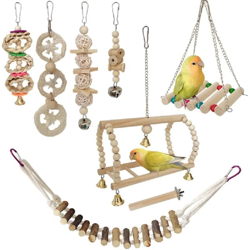 

Parrot gnawing toy, ladder set combination, birdcage decoration matching, suitable props for small pets