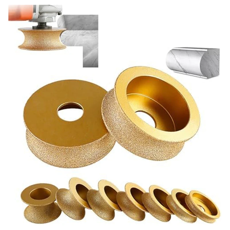 

Edge Diamond Grinding Wheel, 3 Inch Profile Hand Diamond Wheel, Round Dry Vacuum Brazed Diamond Grinding Wheel Promotion