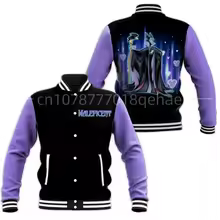 Villains Maleficent Baseball Jacket Disney Maleficent Casual Baseball Jacket