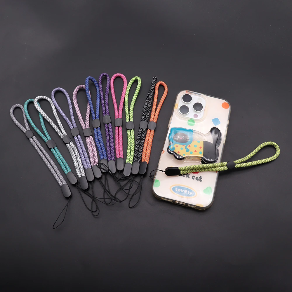 

Флуоресцентный ремешок для сотового телефона, ремни на запястье, подвесная веревка, цепочка для мобильного телефона, регулируемый ремешок для телефона, ремешок на запястье для телефона, DSLR-камера