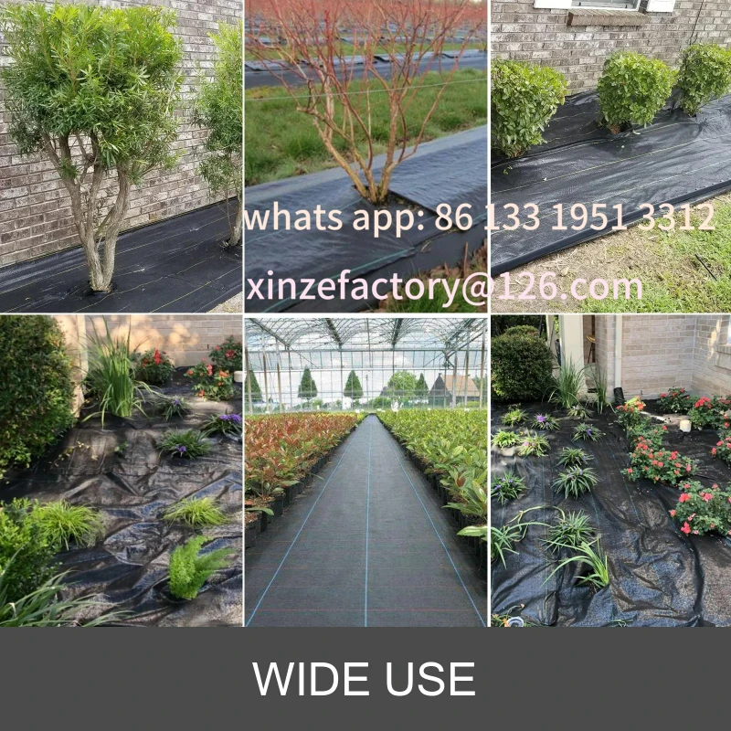 Customizable Landscape Fabric Geotextile Fabric Durable Heavy Duty 1.5oz Ground Cover Woven For Commercial