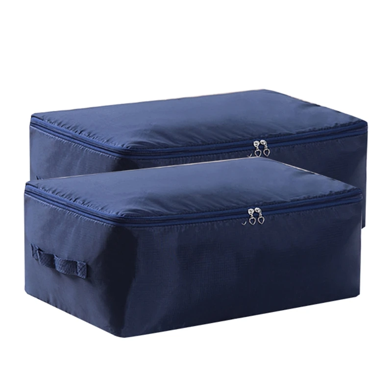 Comforter Storage Bags Containers,Pillow Beddings/Blanket Clothes Organizer Storage Containers with Zippers,Breathable