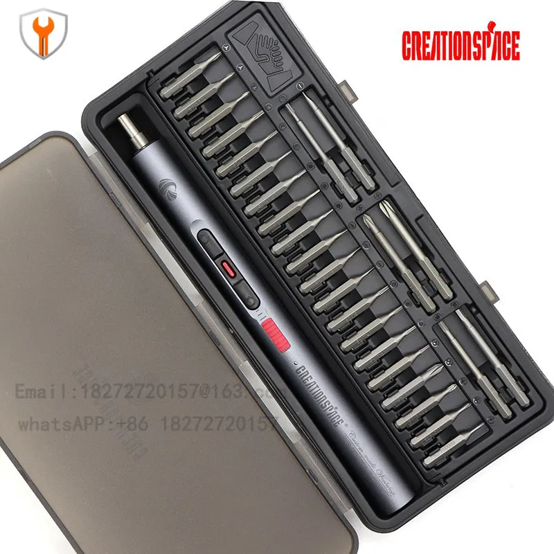 Three speed torque adjustment electric screwdriver set, computer disassembly, glasses, watch, camera