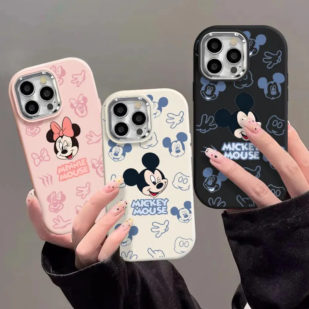 Disney Mickey Minnie Mouse Happy Cute Phone Case For Samsung Galaxy A32 A52 A51 A31 A14 A24 A34 A54 A03S A13 A23 A33 A53 A30S