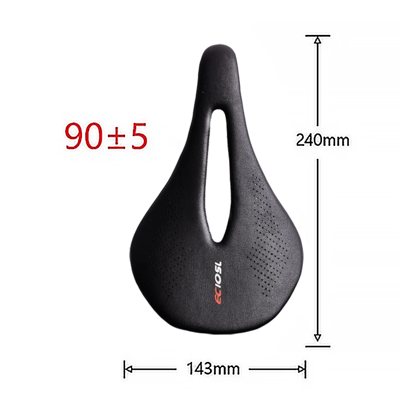 Comfortable Bicycle Saddle with Carbon Fiber MTB Bike Saddles, Lightweight Road Bike Seat 240-143 /155mm