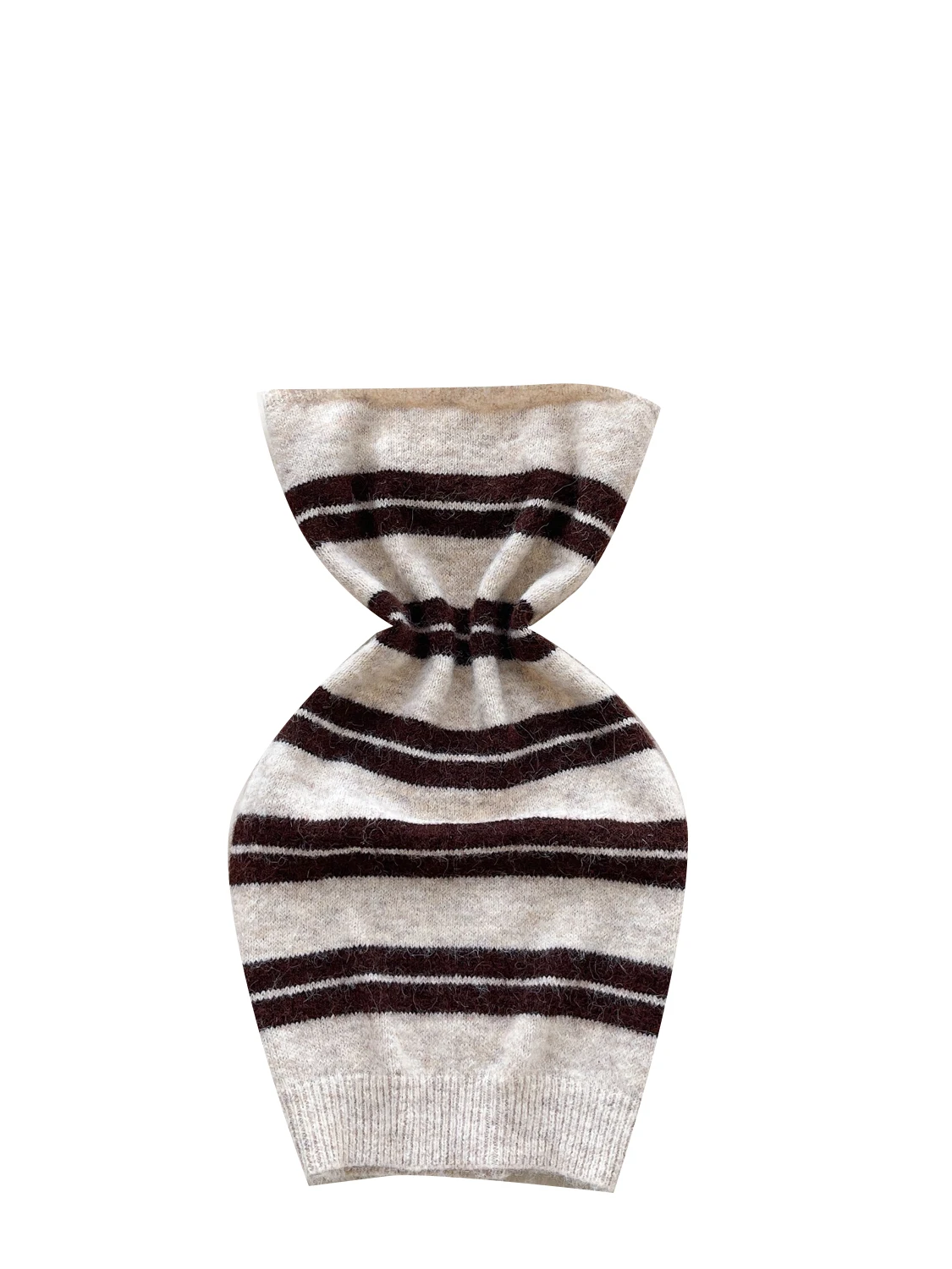 Minceur pur désir taille-collant Faionable Svel rayé tricoté enveloppement moulante Dr taille haute a-ligne été Dr