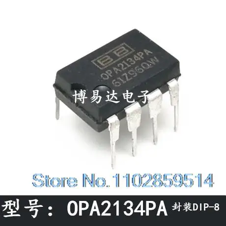 10PCS/LOT   OPA2134PA DIP-8   OPA2134