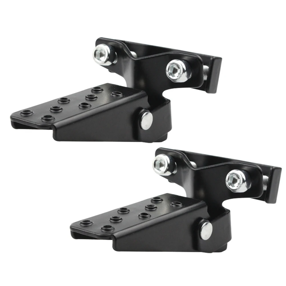 

Motorcycle Accessories Black Silver Motorcycle Foot Peg Rear Pedal Anti-corrosion Practical Design Quick Installation