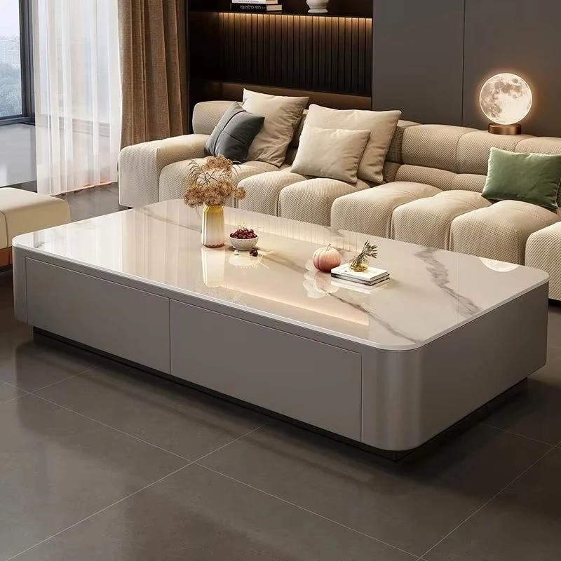 Obrázek 3: Moderní luxusní design žití pokoj nábytek úložný pivot káva stůl pro domácí vila