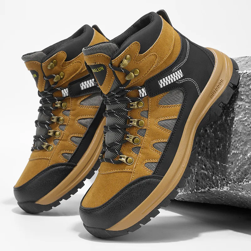 

New Hot Sale The Season Men's Hiking Shoes Anti-Slip Casual Outdoor Sports Shoes Couples Travel Walking Shoes Comfortable Bre