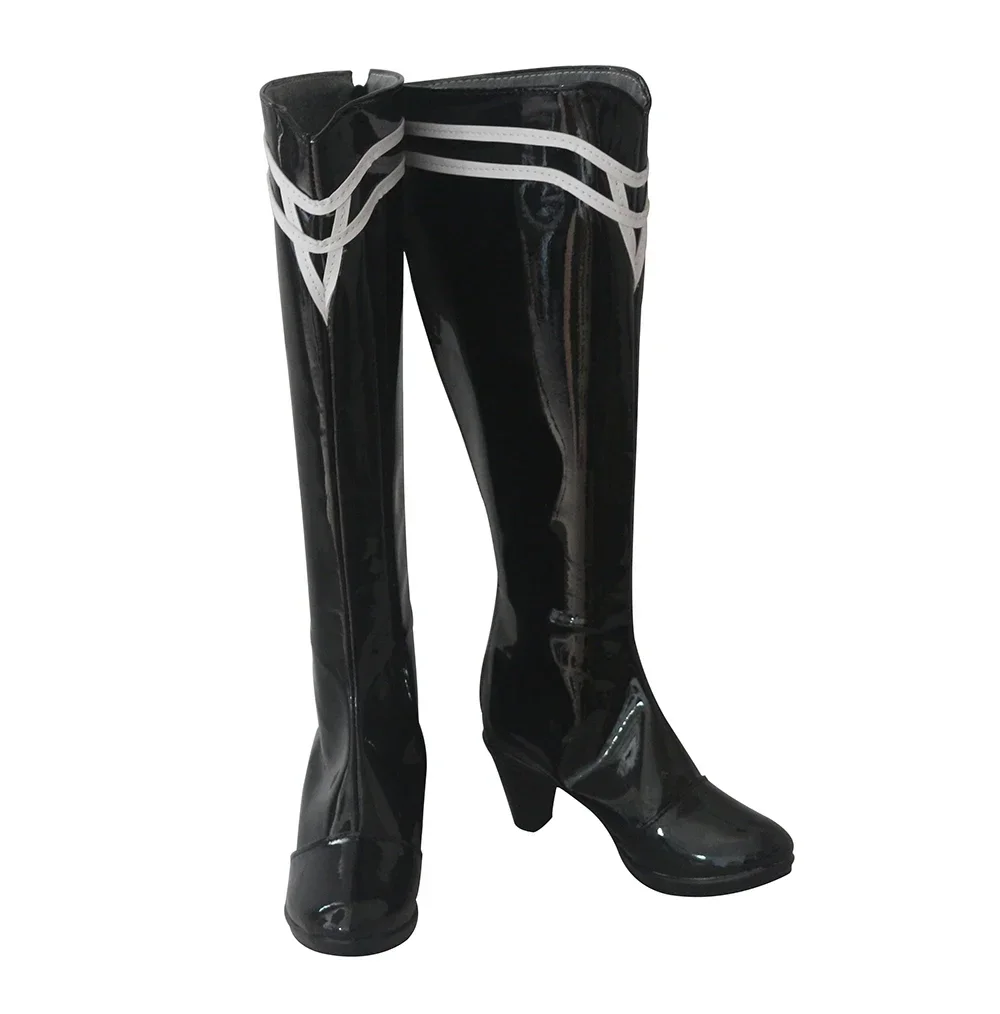 Fire Emblem Three Houses Byleth Cosplay Boots Black High Heel Shoes Custom Made