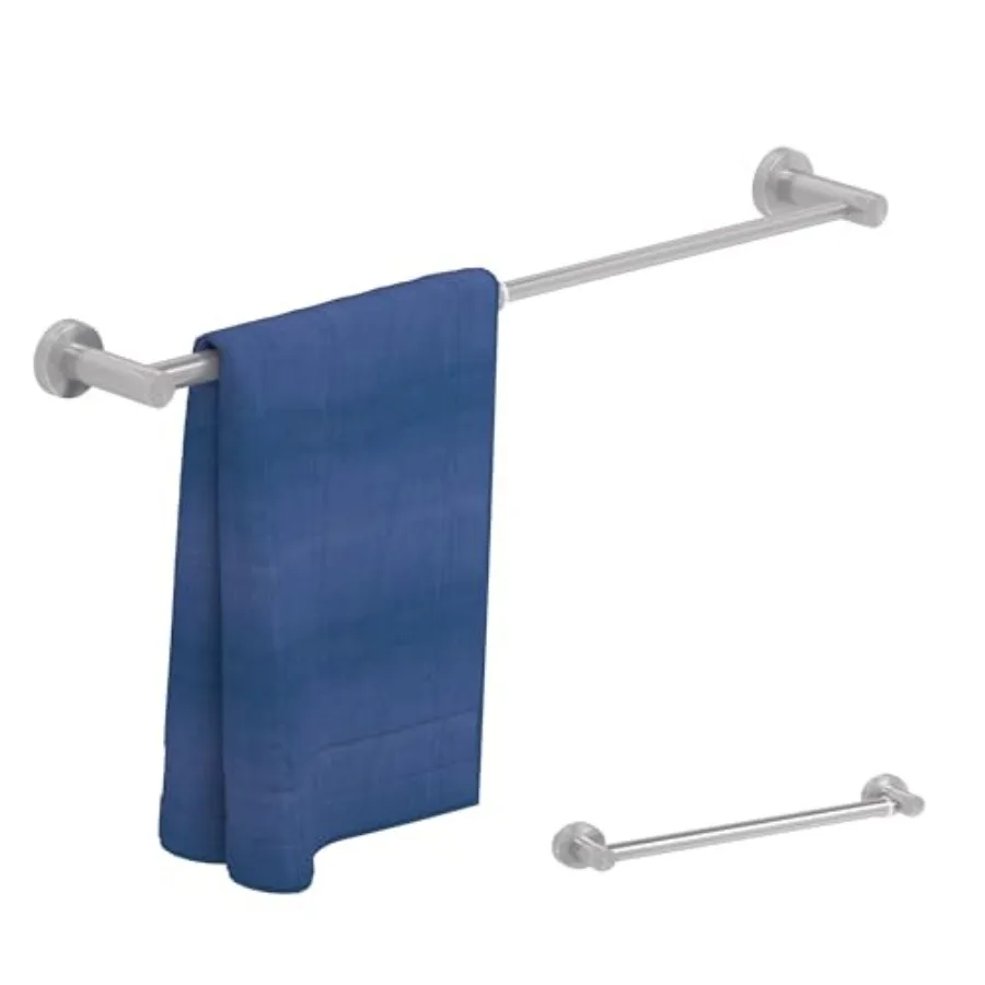

Adjustable Towel Bar, Economical Bathroom Towel Holder Rod from 12 Inch to 22 Inch Single Towel Racks, Wall Mount Towel Rail, T