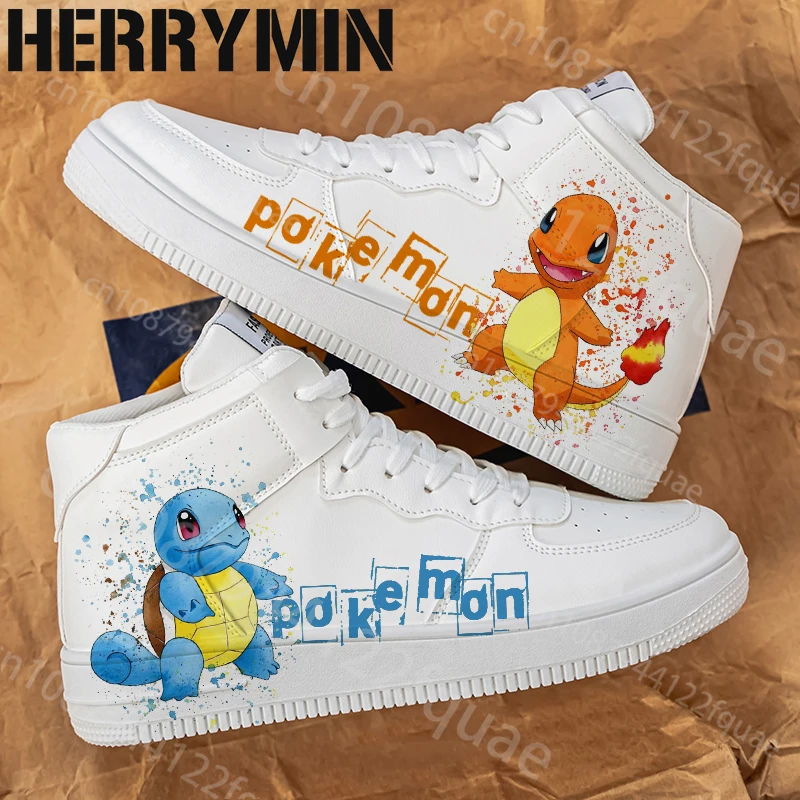 Charizard para buty 3d drukuj trampki Anime Cartoon nastolatek chłopiec wysokie góry pokemony na zewnątrz koszykówka sportowe buty męskie na co dzień