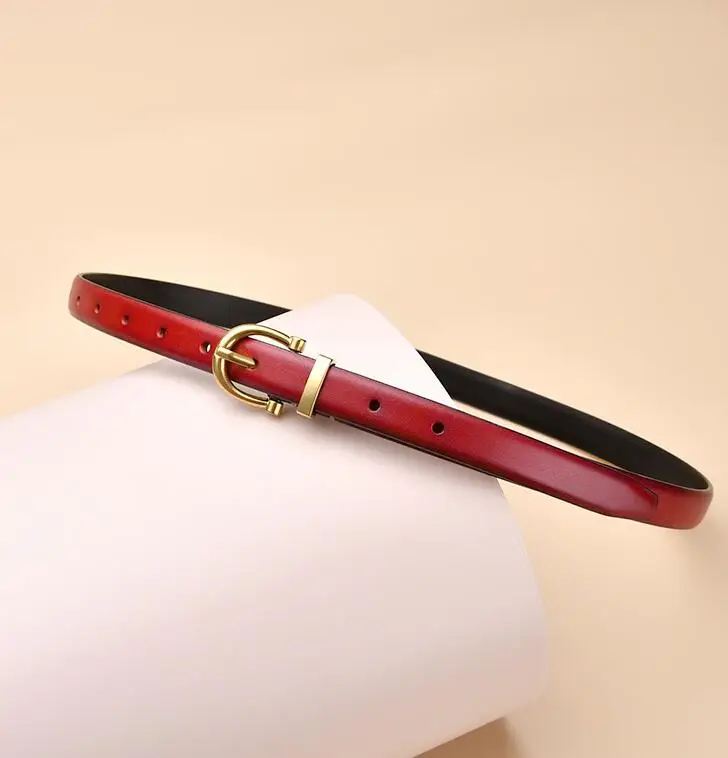 여성 활주로 패션 빈티지 정품 가죽 Cummerbunds 여성 드레스 코르셋 허리띠 벨트 장식 좁은 벨트 R1281