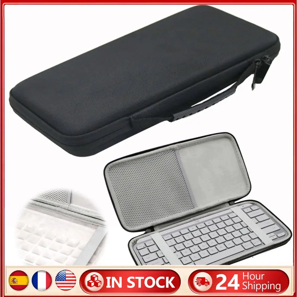 

Travel Carrying Bag Illuminated Keyboard Storage Case Carry Case for Logitech MX Keys Mini Wireless Keyboard