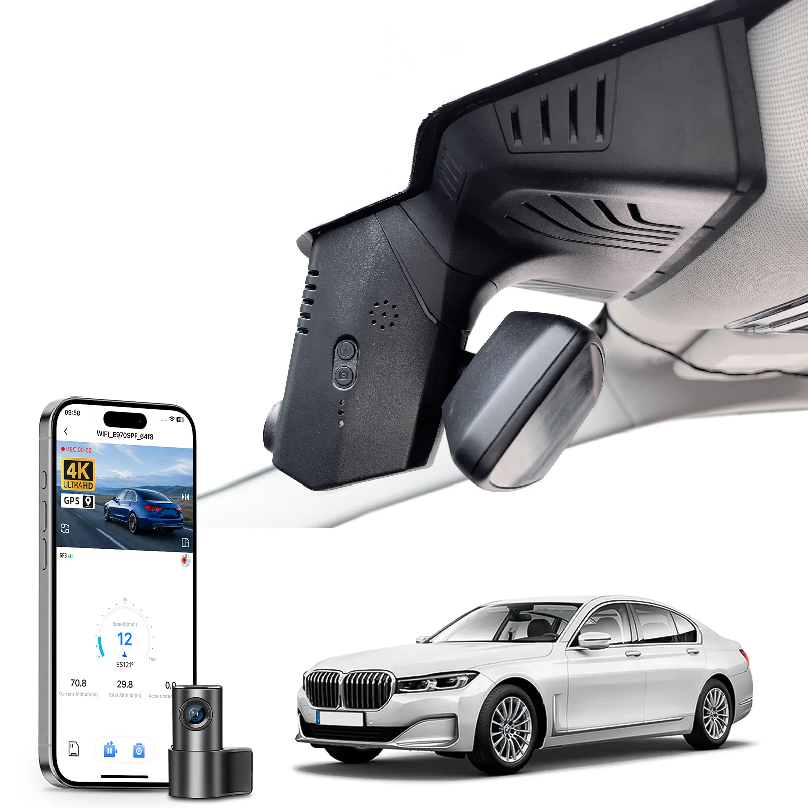 Mangoal 4K Dash Cam…