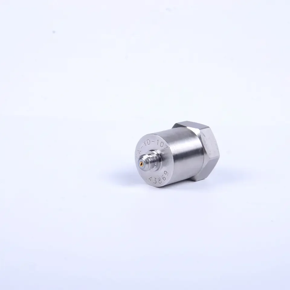 General Piezoelectric Accelerometer Vibration Sensor Shear Structure, Good Environmental Wide Frequency Response Sensor