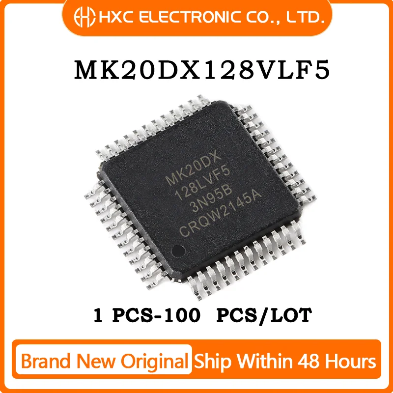 

1PCS 100% NEW MK20DX128VLF5 MK20DX128 QFP48 IC