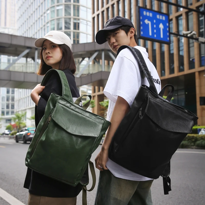 Retro Minimalist Large Capacity Laptop Backpack Waterproof For Men And Women Casual Versatile For Outdoor Travel School 주니어 가방