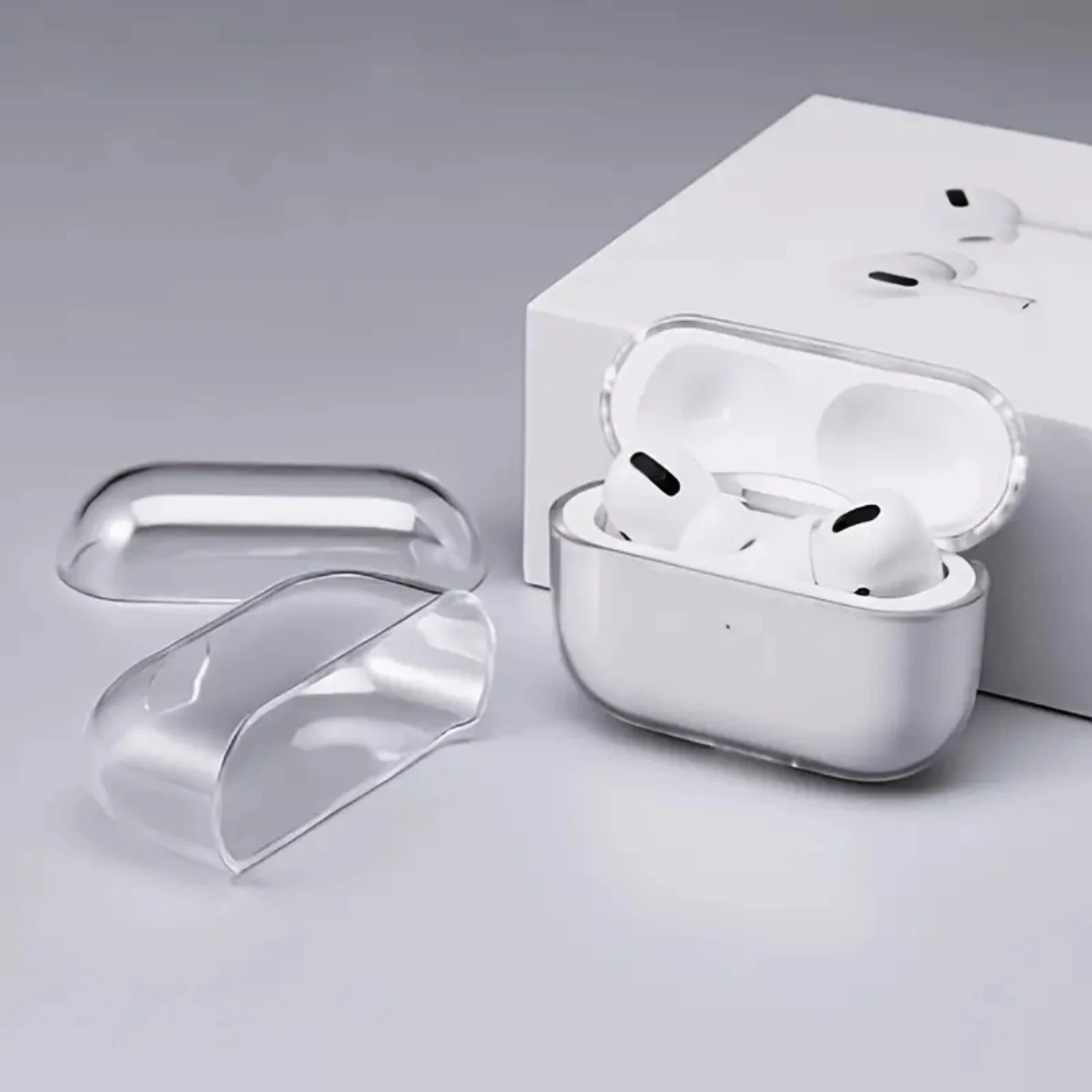 

Transparent Protective Case Earphone Sleeve For AirPods 1/2/Pro 3
