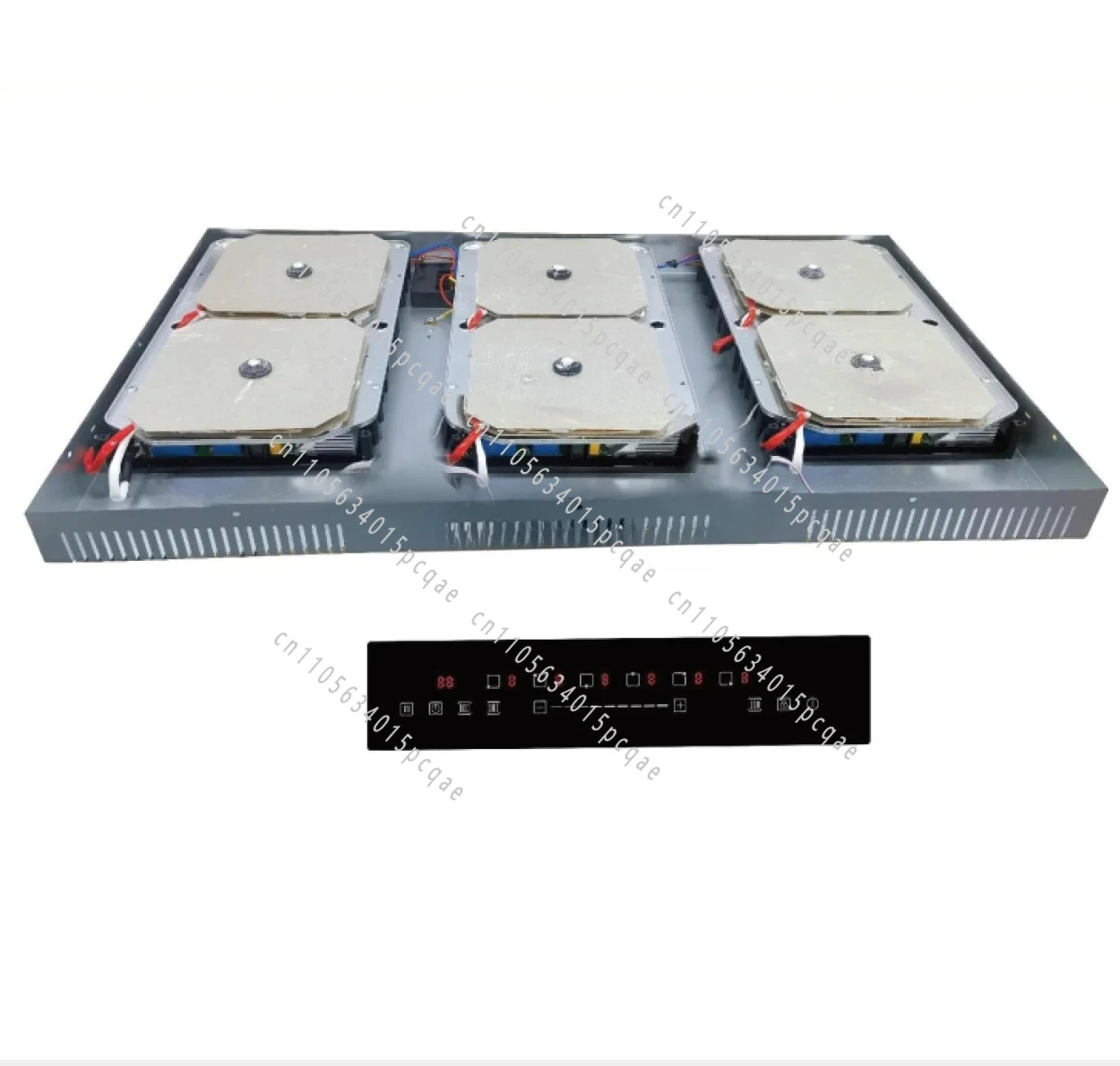 Invisible Induction Cooktop Six Stoves Hidden  Under Granite Marble Countertop Built in Type  6 Burners