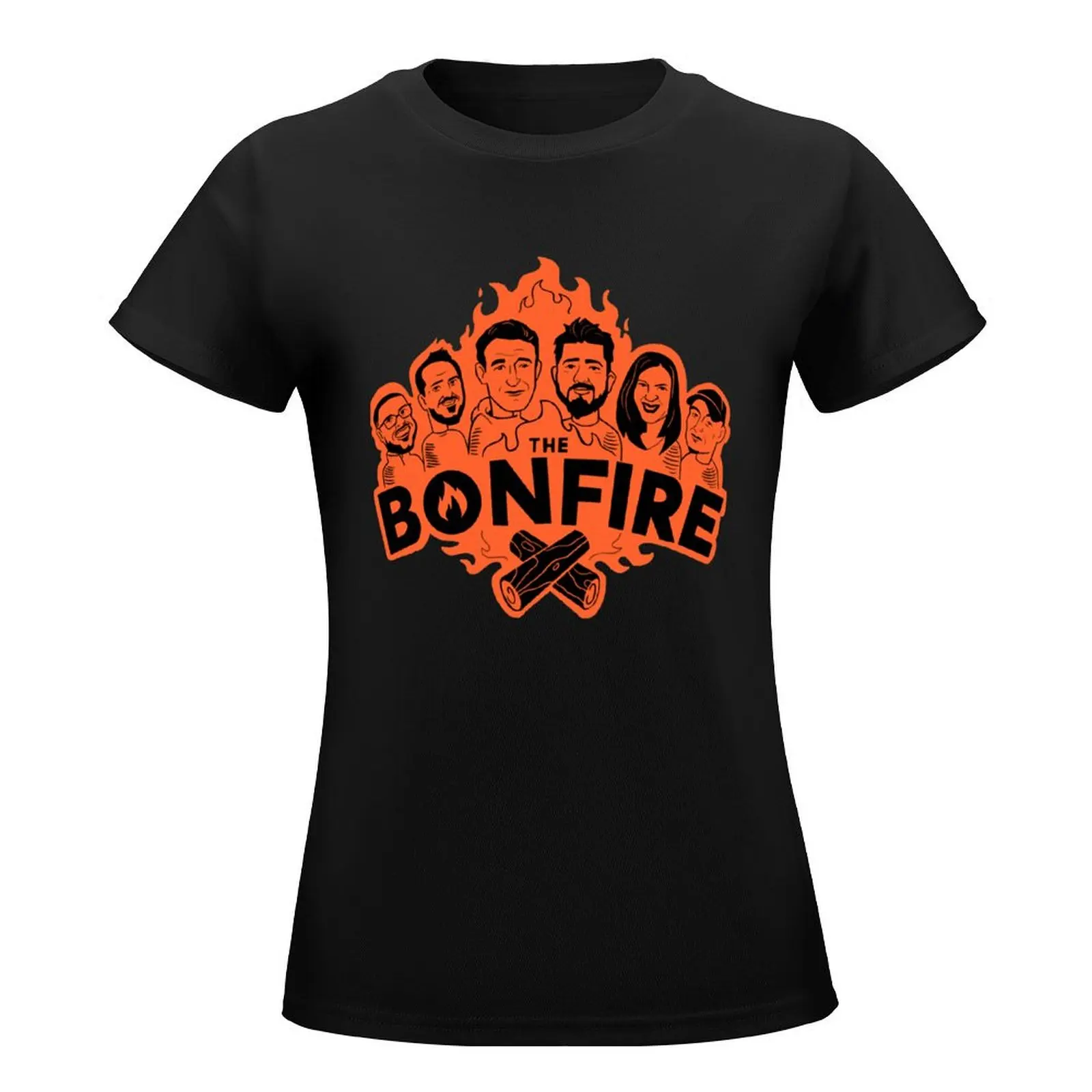 The Bonfire Official Podcast logo Essential T-Shirt Female clothing funny summer clothes clothes for Women