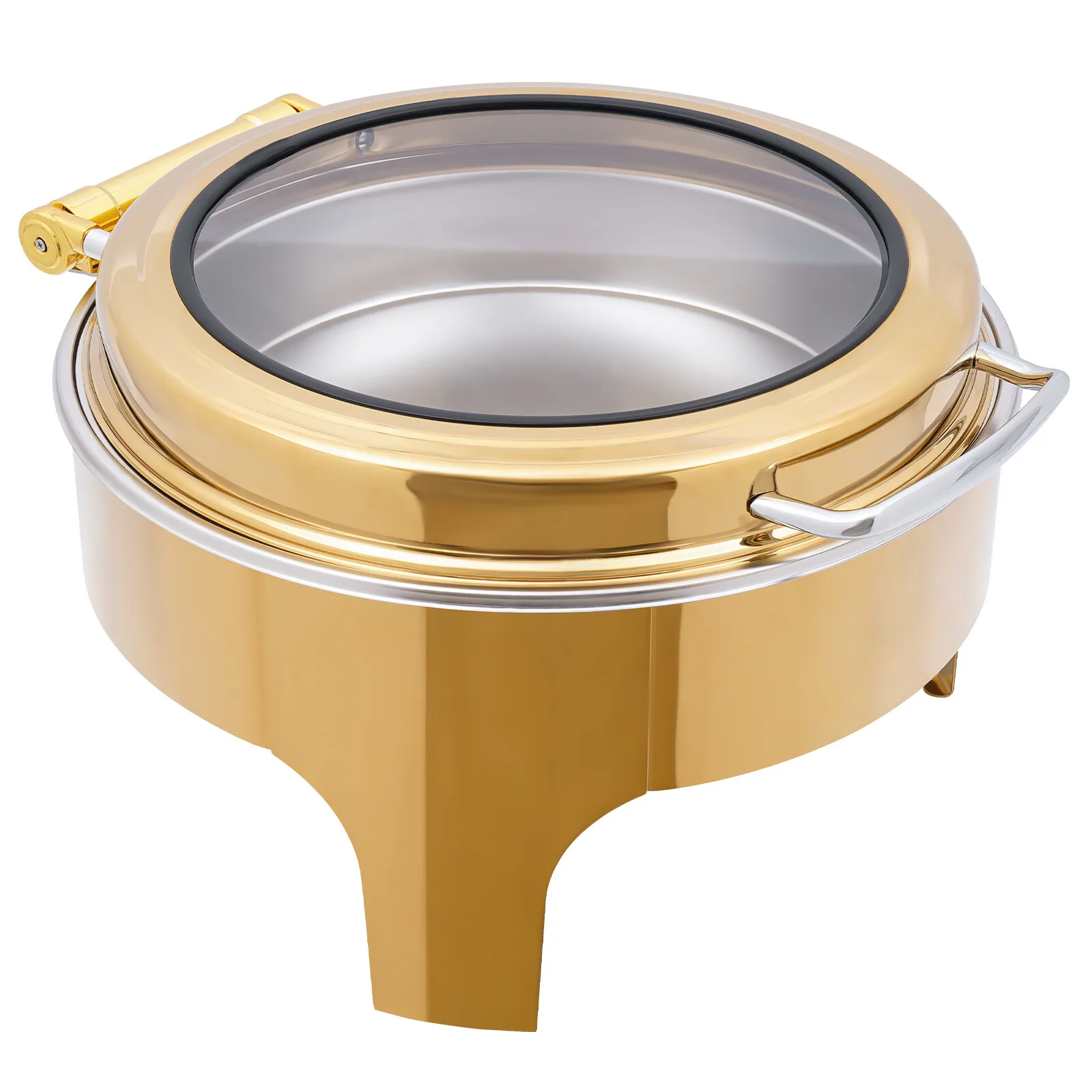 Gold 6L Stainless Chafing Dish Buffet Warmer Chafing Dish Buffet Server and Warmer - view 7