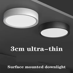 LED Ceiling Light 5W 7W 9W 15W Surface Mounted Downlight Ceiling Lamp for Living Room Kitchen 220V Spotlight Panel Lights