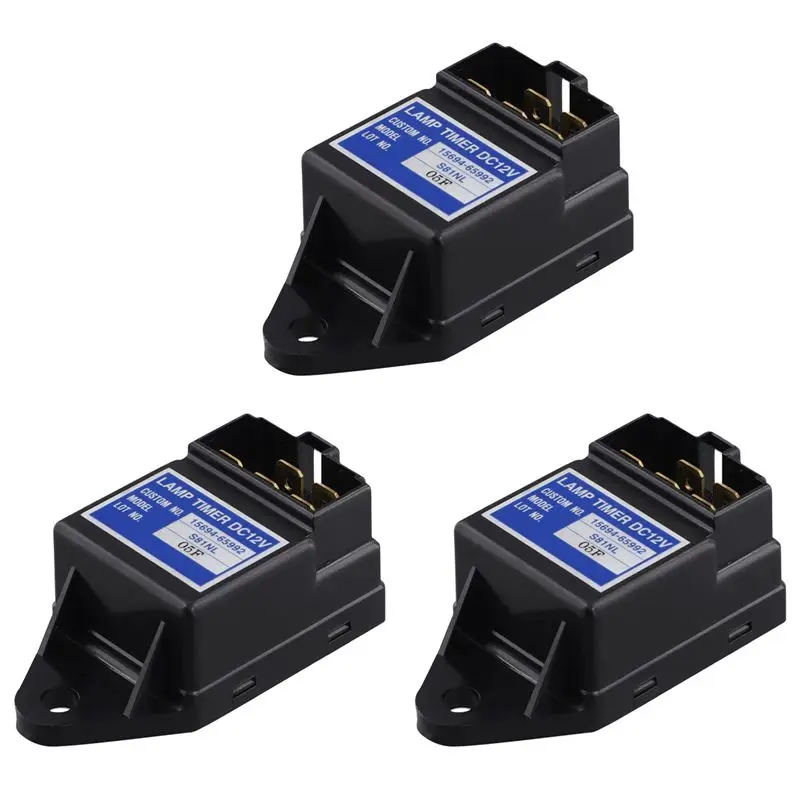 Powerful 15694-65992 3PCS 12V Glow Plug S81NL Lamp Timer Relay For Kubota 15694-65990